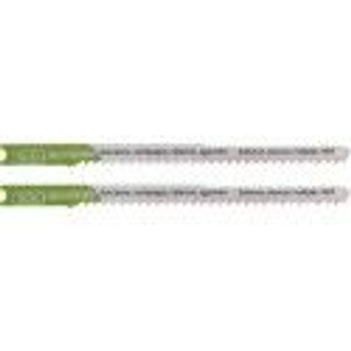Lot 2 lame scie sauteuse bois 10 TPI 100mm accroche en U coupe courbe SCID