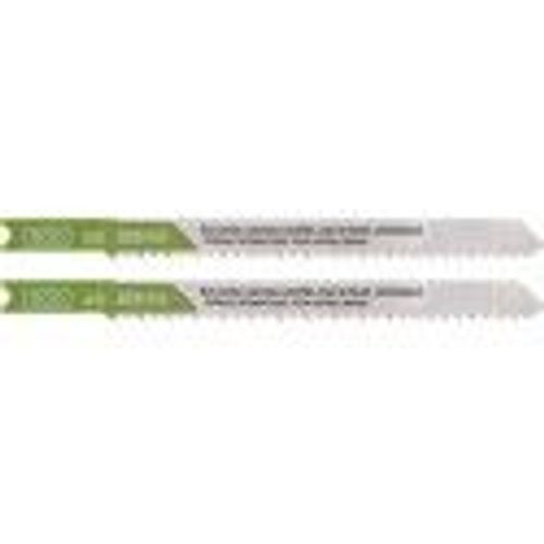Lot 2 lame scie sauteuse bois 10 TPI 100mm ep 1.45mm accroche en U coupe droite SCID