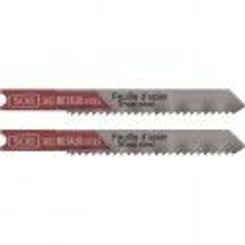 Lot 2 lame scie sauteuse métal HSS 12 TPI 75mm accroche en U coupe droite SCID