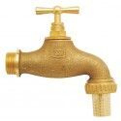 Robinet eau laiton °15 mm 15x21 - 20x27 mm CAP VERT