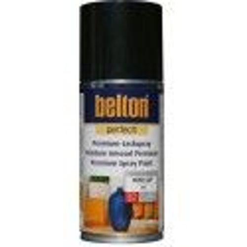 Aérosol peinture déco intérieur extérieur Noir brillant PERFECT PREMIUM BELTON