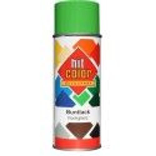 Aérosol peinture décoration RAL 6018 Vert jaune brillant HITCOLOR BELTON
