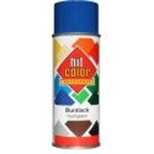 Aérosol peinture Bleu gentiane satin RAL 5010 multi supports 400ml HITCOLOR BELTON