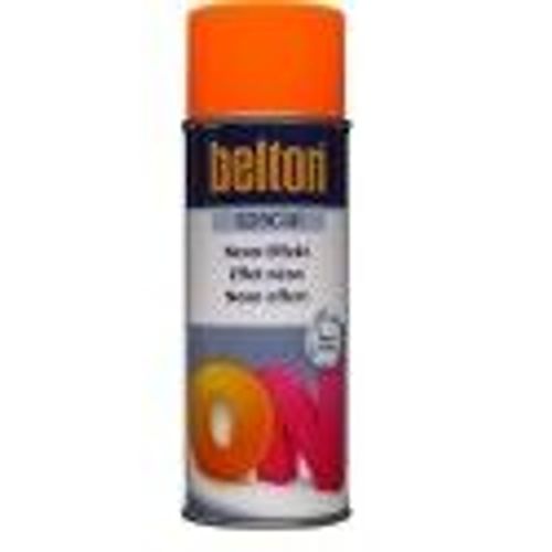 Aérosol peinture fluorescente orange fluo 400ml BELTON