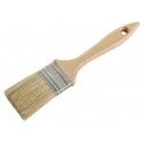 Pinceau brosse plate Taille 60 mm manche bois virole inox