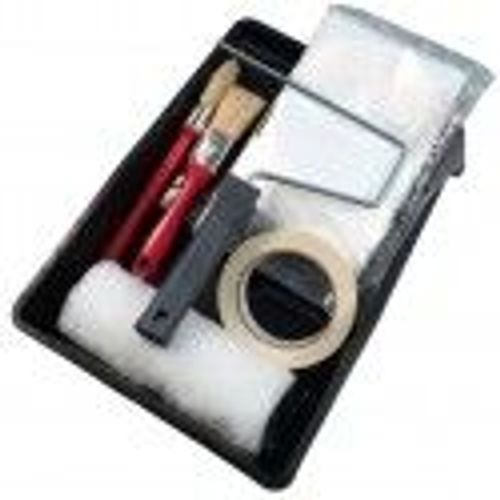 Lot 7 pi?ces chantier peinture bac rouleau pinceaux masquage