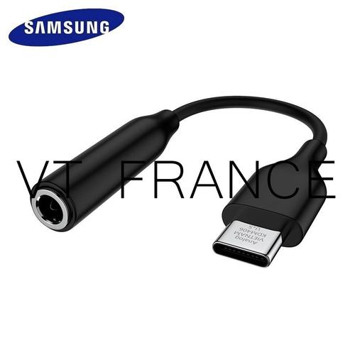 Samsung Adaptateur USB-C a Jack 3.5mm, Couleur: Noir