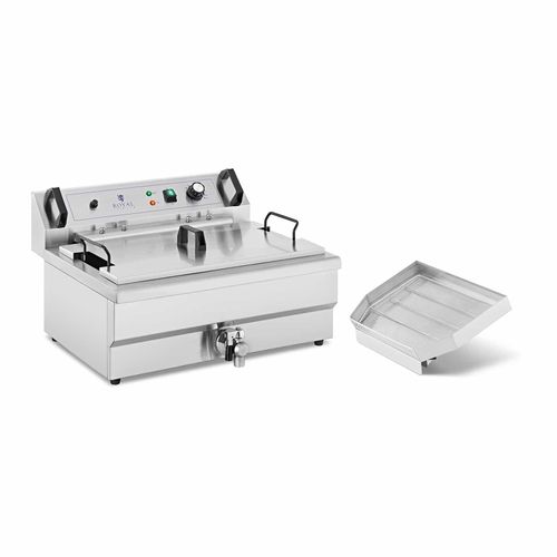 Friteuse à beignets 23 litres 230 volts professionnel acier inoxydable Helloshop26 14_0003991