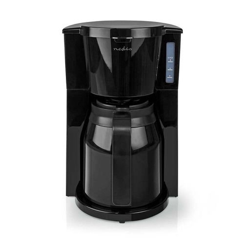NEDIS Machine à café 1L 8 Tasses Noir