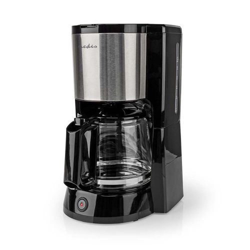 NEDIS Machine à café Capacité 1.5L 12 tasses 1000W
