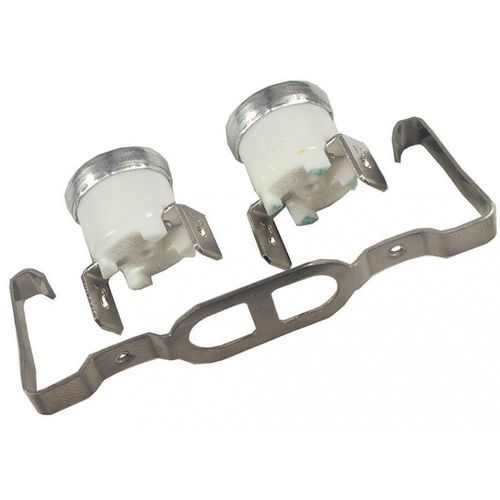 481225928681 Thermostat double température ensemble 2 clixons avec support de montage (Sèche linge à