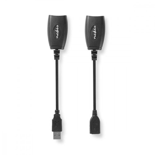 Câble d'Extension USB 2.0 Actif | A Mâle - A Femelle | 50 m | Noir
