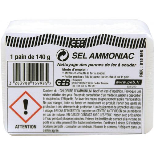 SEL AMMONIAC PAIN DE 140 G