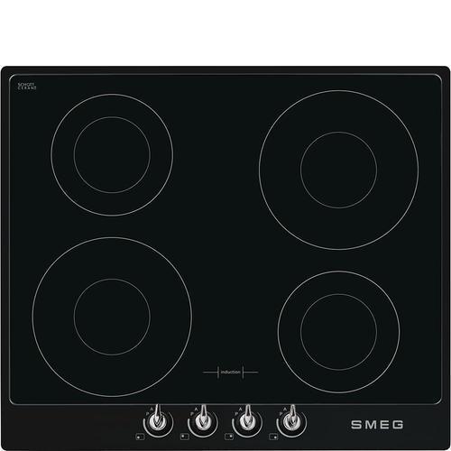 Smeg Victoria SI964NM Table de cuisson à induction Noir - 4 foyers