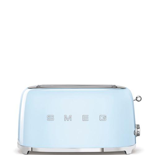 Smeg 50's Style TSF02PBEU - Grille-pain - 4 tranche - 2 Emplacements - bleu azur