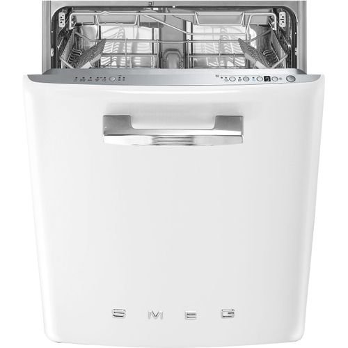 Smeg 50's Style STFABWH3 - Lave vaisselle Blanc - Encastrable - largeur : 59.8
