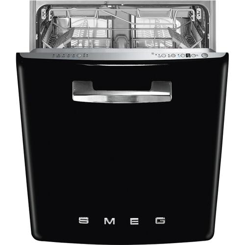 Smeg 50's Style STFABBL3 - Lave vaisselle Noir - Encastrable - largeur : 59.8