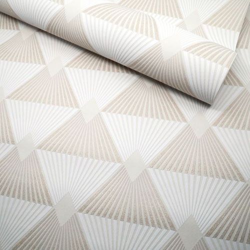 Papier peint expansé sur intissé - Rose gold - Motif Art Déco à paillettes decoweb.com - Rouleau(x)