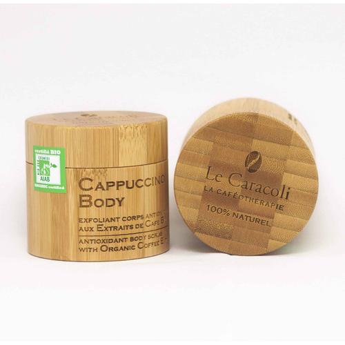 Le Caracoli- Cappuccino Body Exfoliant Corps Antioxydant Aux Extraits De Café- Bio Vegan - 150ml 