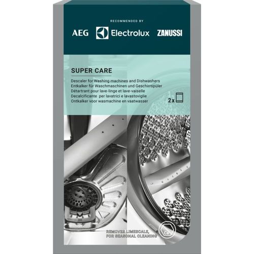 ELECTROLUX - Détartrant SUPER CARE pour machine à laver et lave-vaisselle (2 sachets) - 902979928