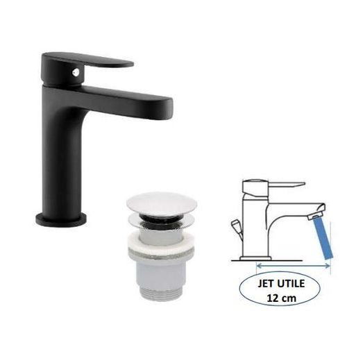 Mitigeur lavabo bas WOSSA Noir THERMADOR - WOS16N