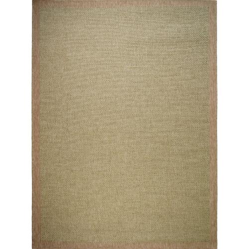 Tapis Effet Jute Naturel Vert 198x290