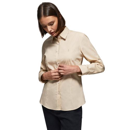 Chemise L-S Rigby Go W Beige