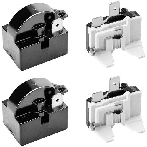 Relais de démarreur PTC QP2-4.7 1 broche, relais de démarreur de réfrigérateur 1 broche et protecteur de surcharge de réfrigérateur