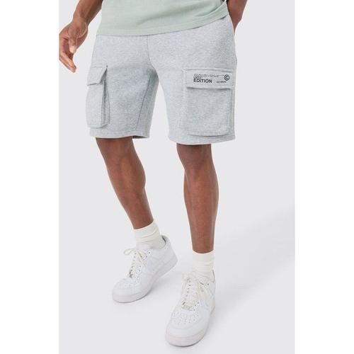 Short Cargo Large Homme - Gris - Xl, Gris