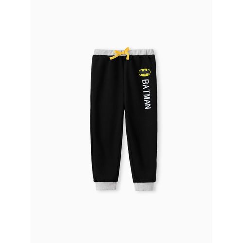 Justice League Toddler,Kid Boy 1pc Coton Batman Logo Motif Colorblock Pantalon