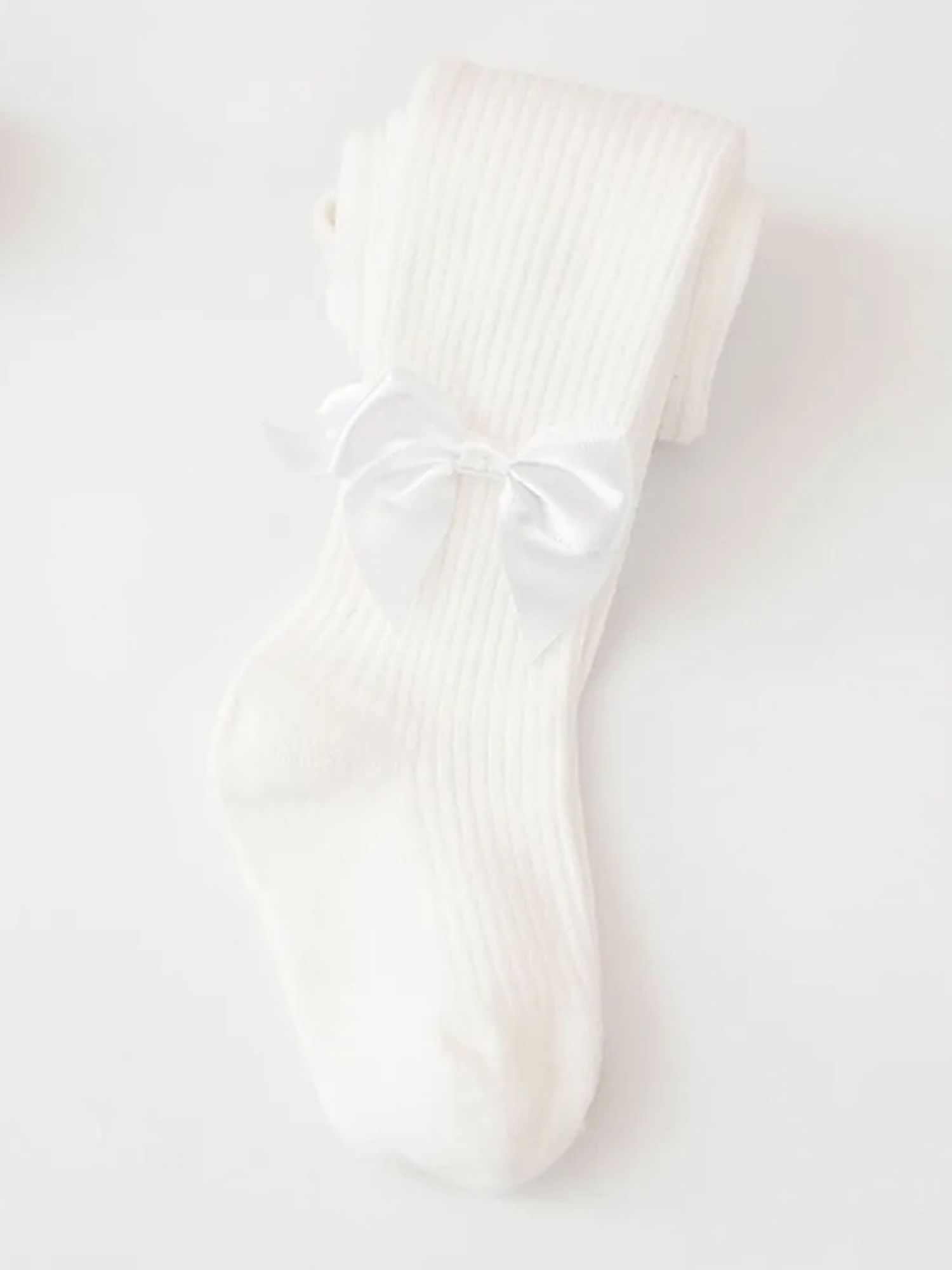 Bébé , Enfant En Bas Âge , Enfant Bowknot Solide Collants