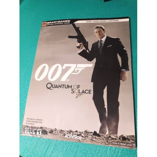 James Bond 007 Quantum Of Solace Guide Officiel Official Nintendo Wii Ps3 Xbox 360