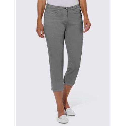 Jean 3/4 Qualité Coton Doux Sur La Peau - - Gris Clair-Denim