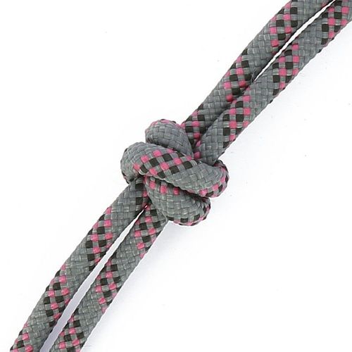 Licol Éthologique + Longe Norton "Eco" - Couleur : Gris/Framboise/Noir, Taille : Cheval