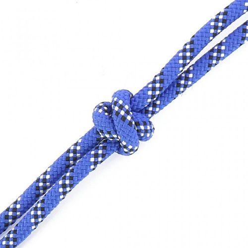 Licol Éthologique + Longe Norton "Eco" - Couleur : Bleu/Blanc/Noir, Taille : Cheval