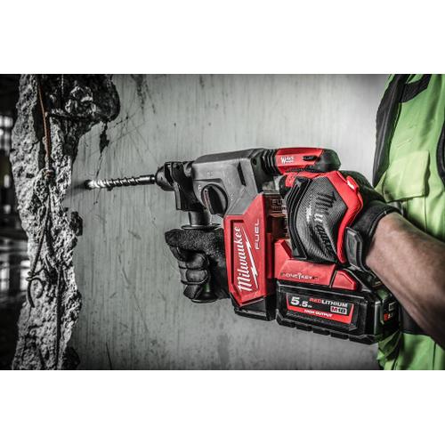 Milwaukee M18 ONEFHX-0X Perfo-burineur sans-fil - 18V Li-ion - SDS-plus - Boîte HD - Machine seule