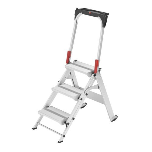 Marche pied 3 marches aluminium Hailo ST150