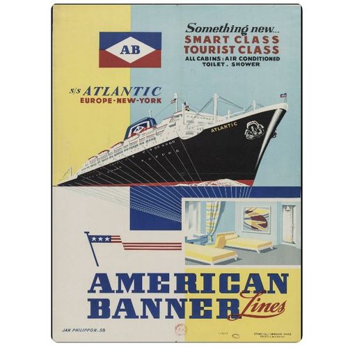 Affiche American Banner Lines