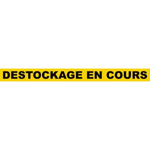 Destockage En Cours (120x10cm) - Sticker/Autocollant