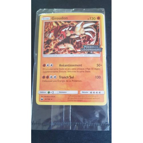 Carte Pokemon Groudon Pv130 81/168 Vf