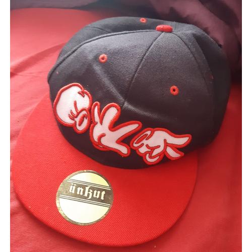 Casquette Ünkut De Booba Rouge Et Noir