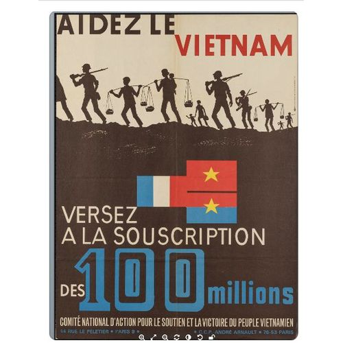 Affiche Aidez Vietnam