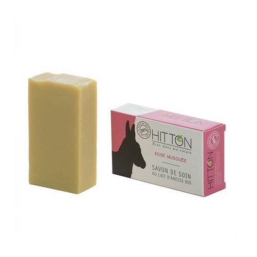 Savon Bio 30% Lait D'ânesse - Rose Musquée - La Ferme De Hitton 