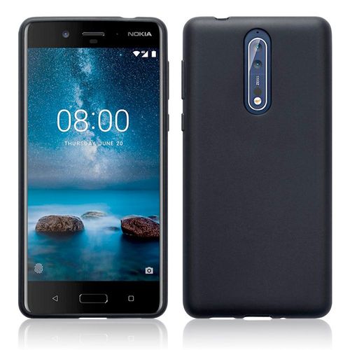 Coque Souple Pour Nokia 8 Noir