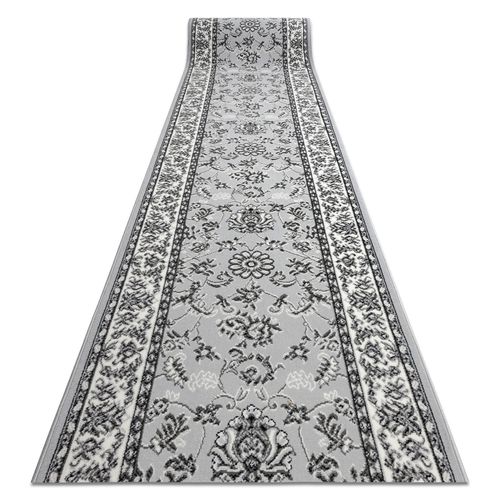 60x940 Cm Tapis De Couloir Bcf Morad Klasyk Classique Gris 60 Cm