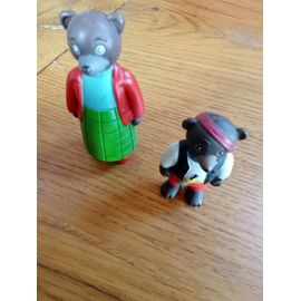 Lot 2 Figurines Petit Ours Brun