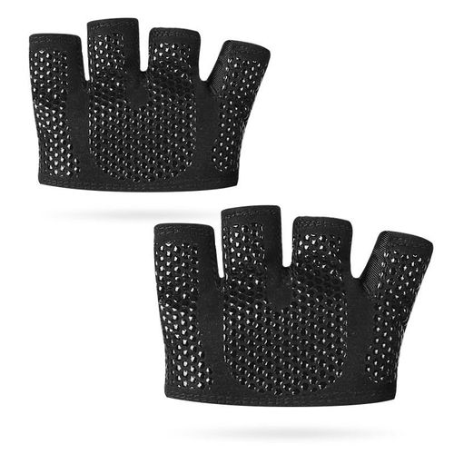 1 Paire De Gants Demi-Doigts Antidérapants Confortables Et Respirants Le Noir L