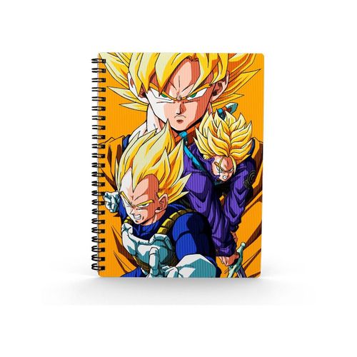 Dragon Ball Z - Cahier Effet 3d Saiyans