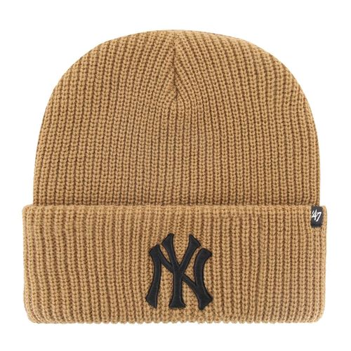 47 Brand Knit Bonnet - Upper New York Yankees Camel Beige