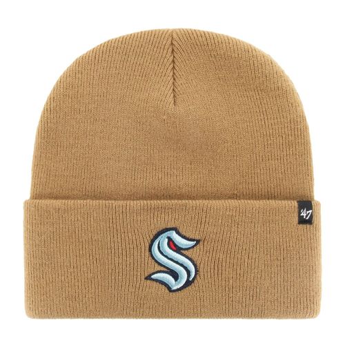 47 Brand Knit Bonnet - Haymaker Seattle Kraken Camel